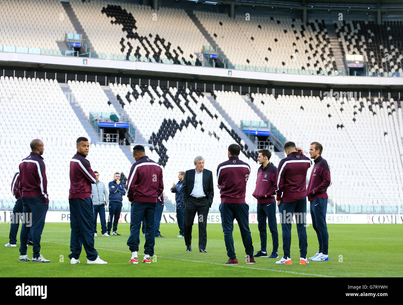 Calcio - amichevole internazionale - Italia v Inghilterra - Inghilterra Conferenza stampa - Juventus Stadium Foto Stock