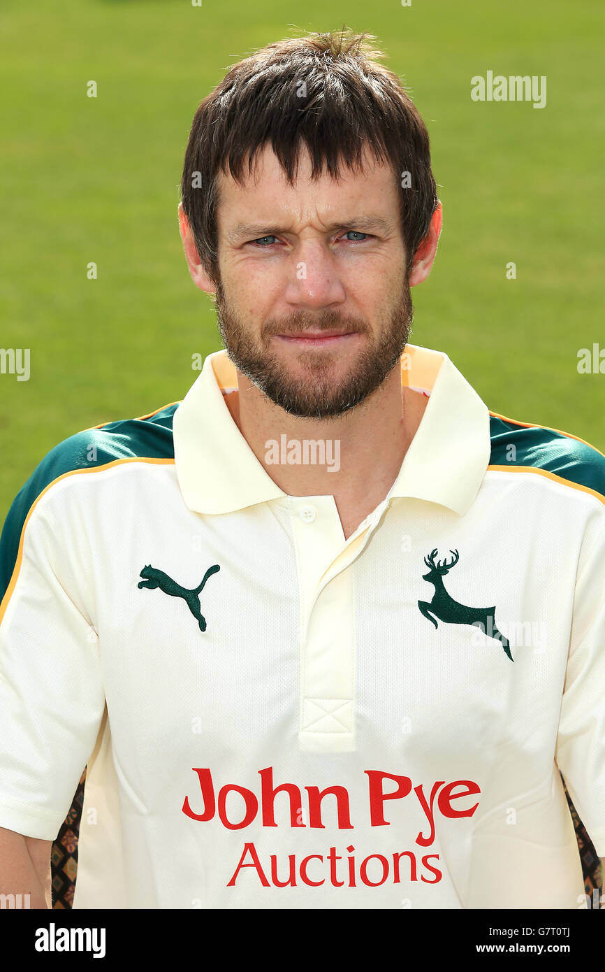 Cricket - 2015 Nottinghamshire CC Media Day - Trent Bridge. Chris Read, Nottinghamshire Foto Stock