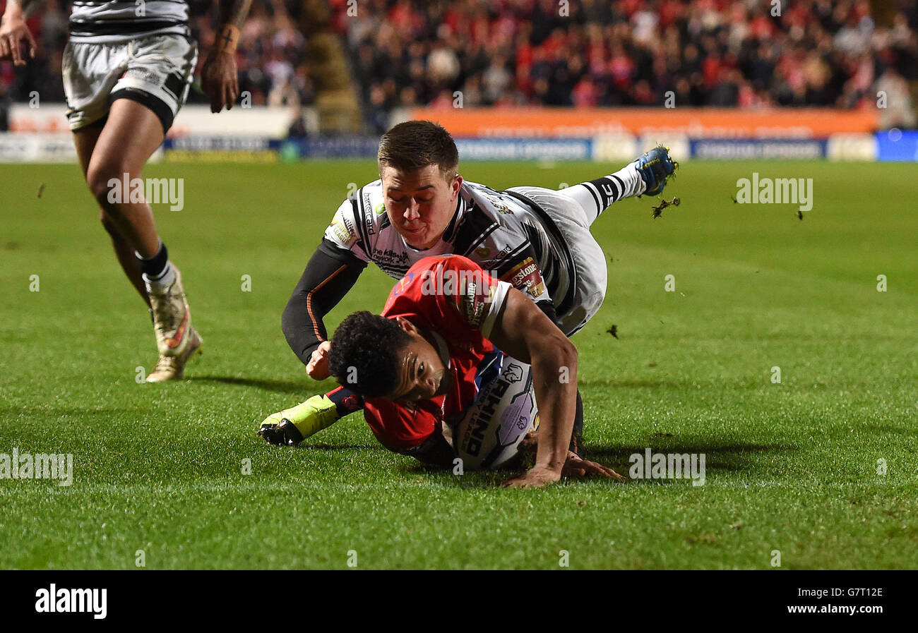 Rugby League - Utility prima Super League - Hull FC v della carena KR - KC Stadium Foto Stock