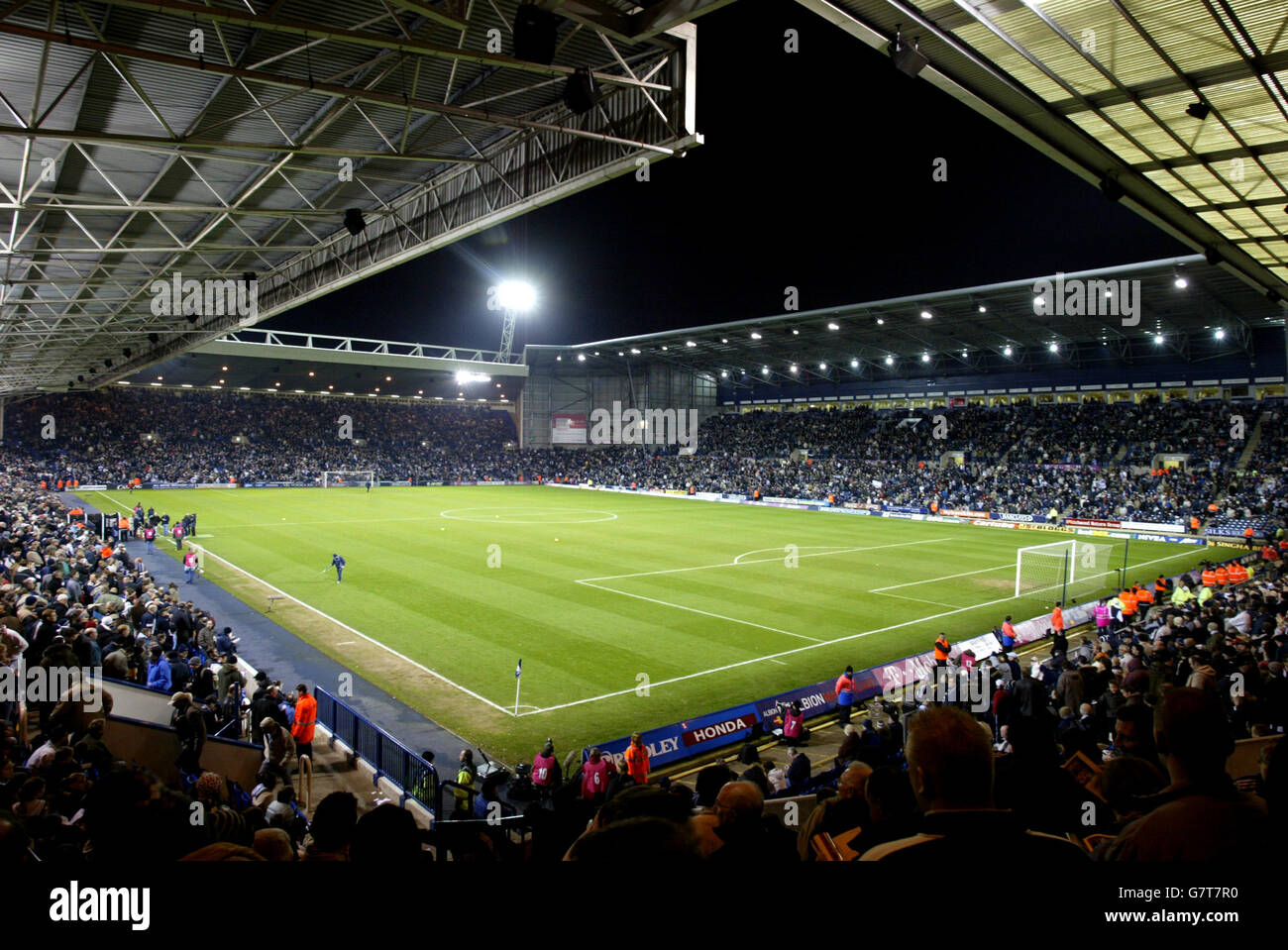 Una vista generale dei Hawthorns, casa di West Bromwich Albion Foto Stock