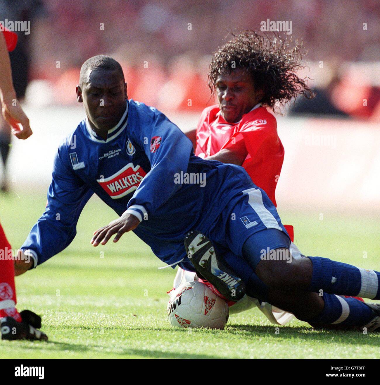 Inglese Cup Soccer ... Coca Cola Cup finale ... Il Leicester City v Middlesbrough Foto Stock