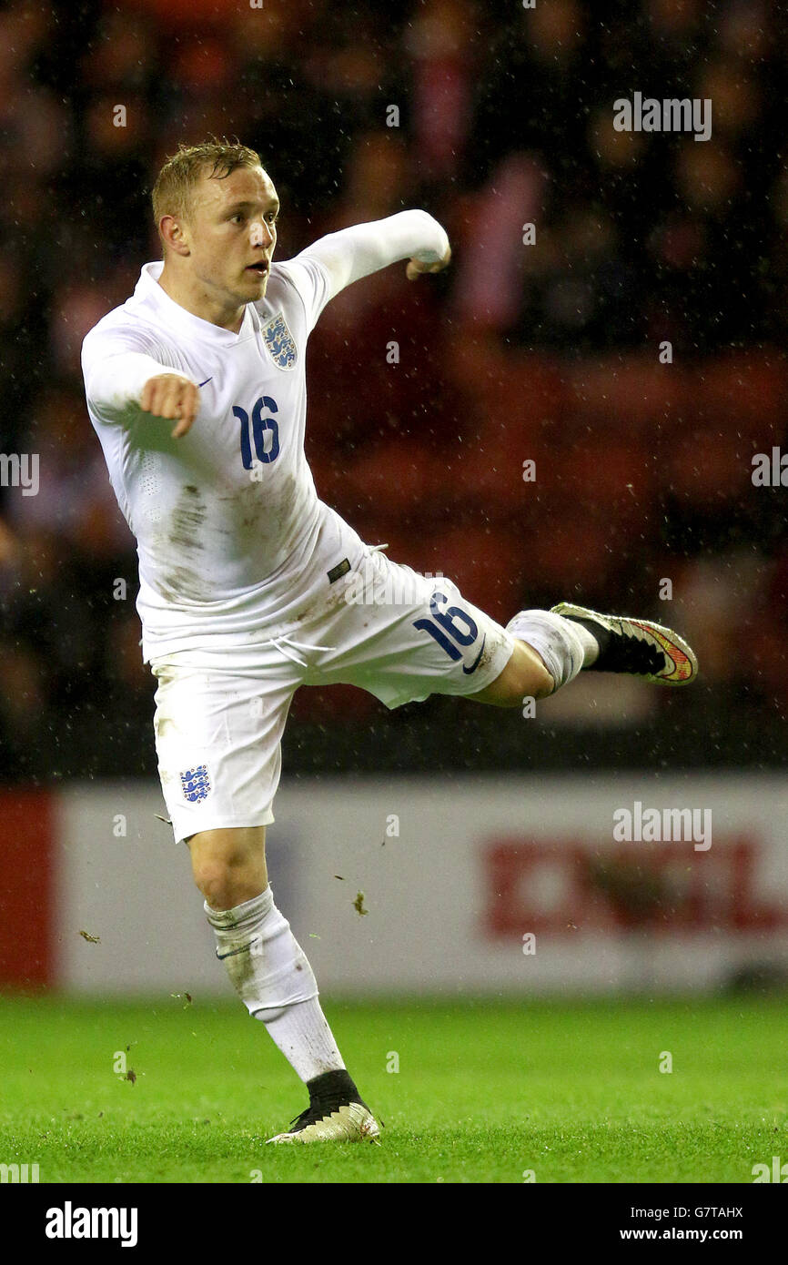 Calcio - Under 21 International - Inghilterra Under 21's contro Germania Under 21's - Riverside Stadium. Alex Pritchard, Inghilterra U21. Foto Stock