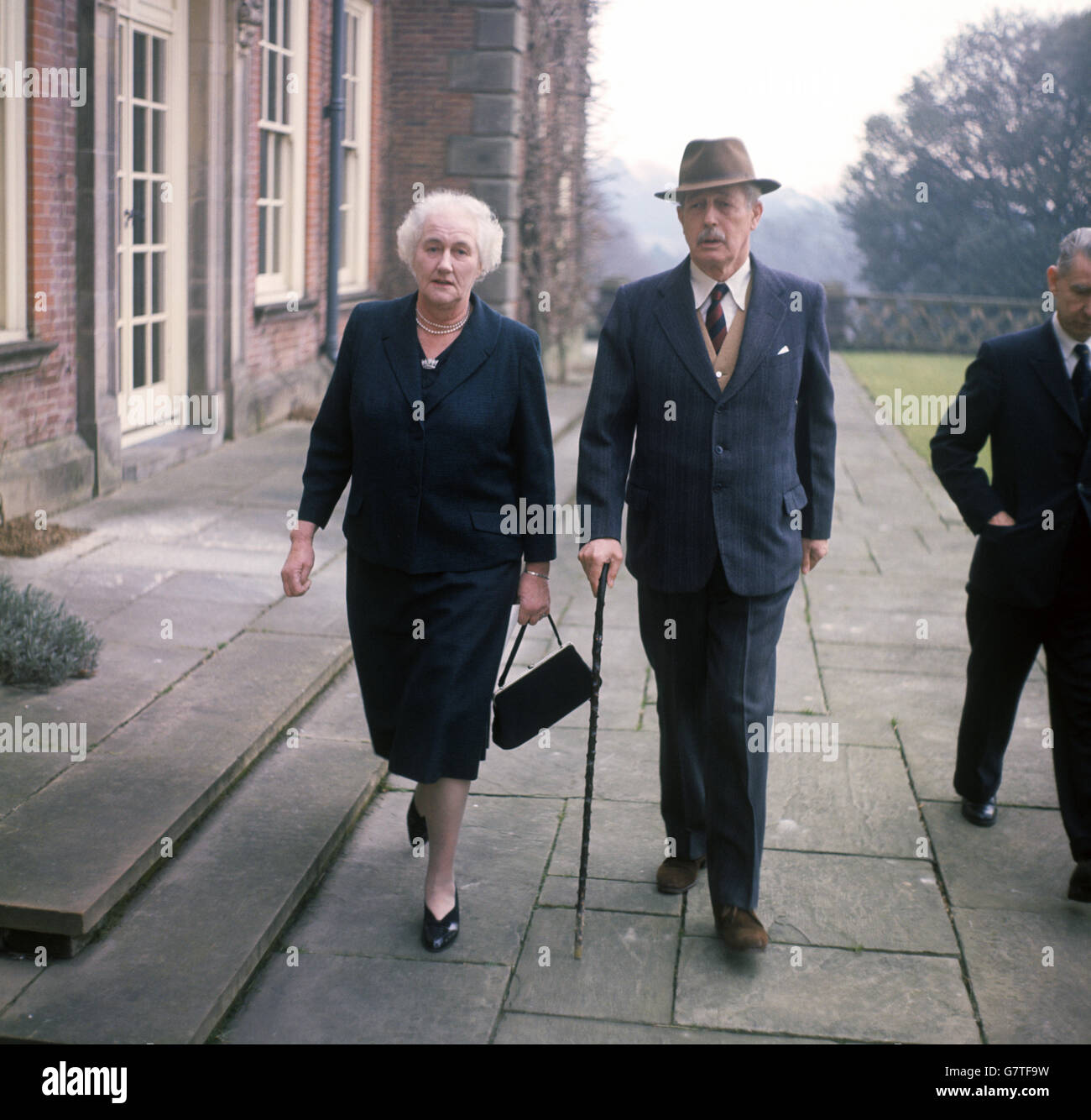 Politica - Harold Macmillan - boschetto di betulle, Sussex Foto Stock