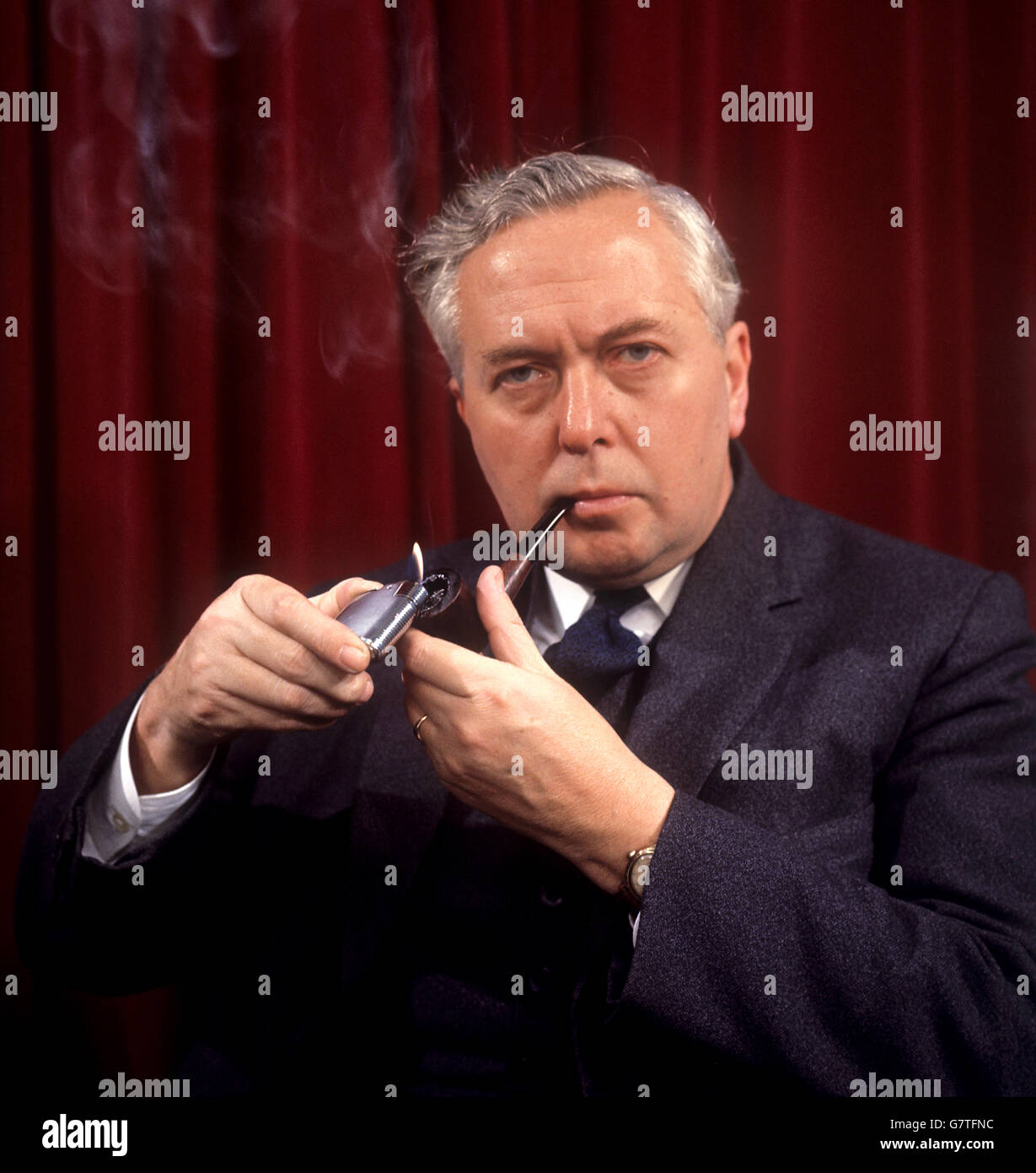 Politica - Harold Wilson Foto Stock