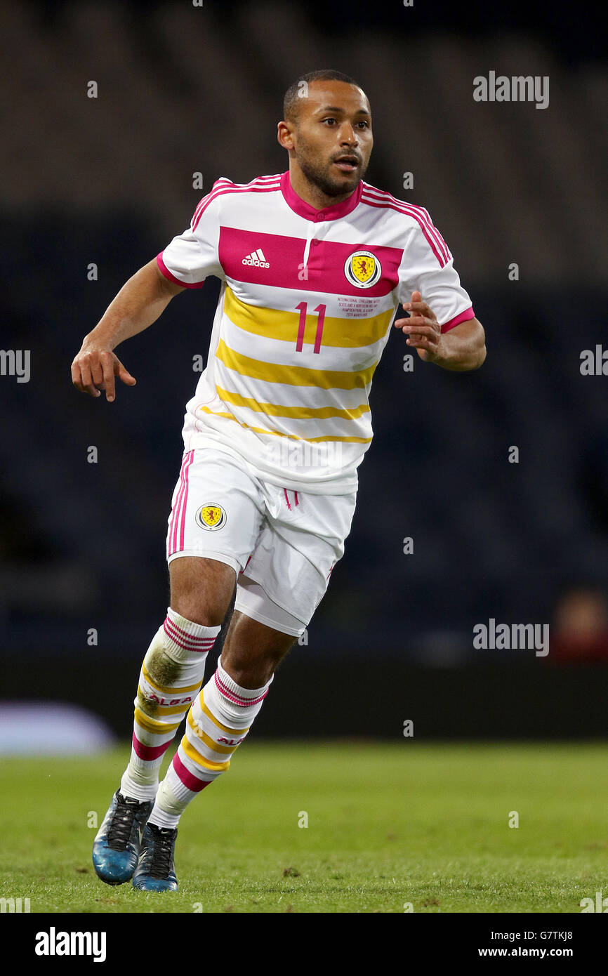 Calcio - amichevole internazionale - Scozia v Irlanda del Nord - Hampden Park Foto Stock