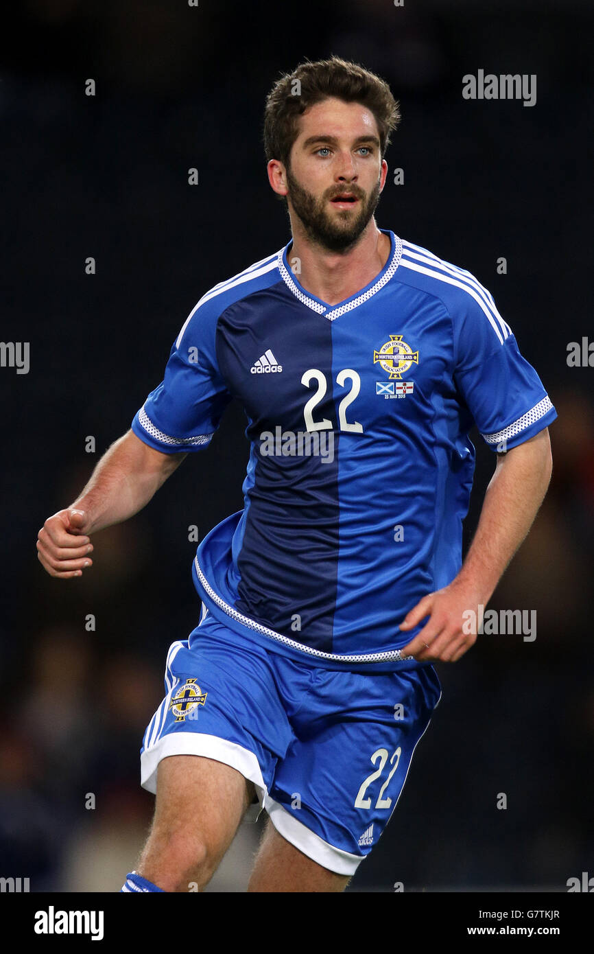 Calcio - amichevole internazionale - Scozia v Irlanda del Nord - Hampden Park Foto Stock