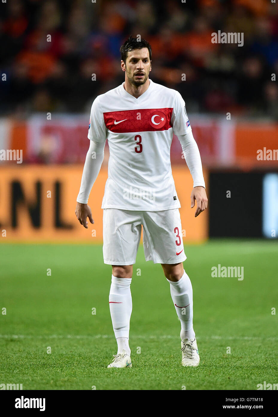 Calcio - UEFA Euro 2016 - Qualifiche - Gruppo A - Paesi Bassi v Turchia - Amsterdam Arena. Hakan Kadir Balta, Turchia. Foto Stock