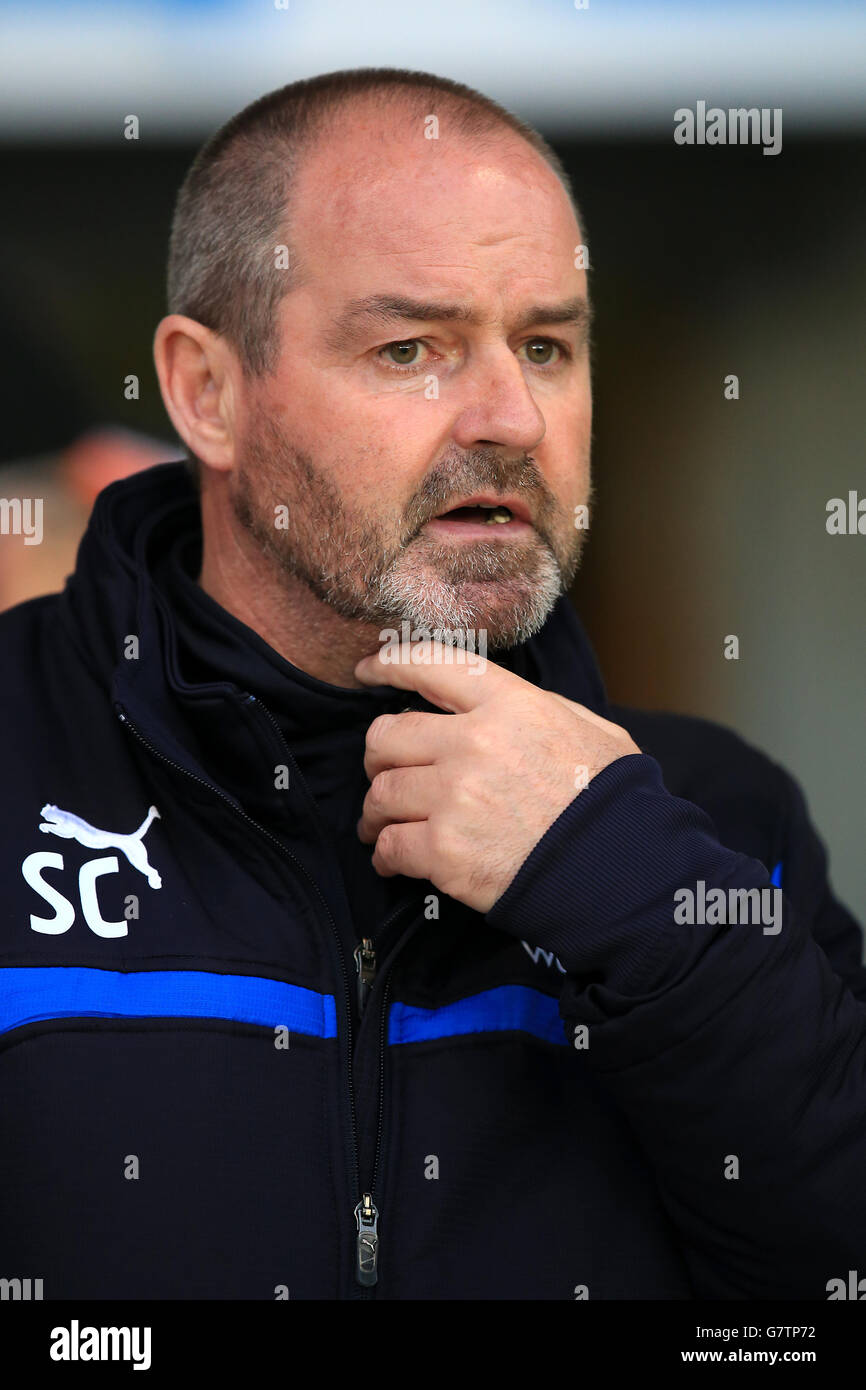 Calcio - Campionato Sky Bet - Blackpool / Reading - Bloomfield Road. Il responsabile della lettura Steve Clarke Foto Stock