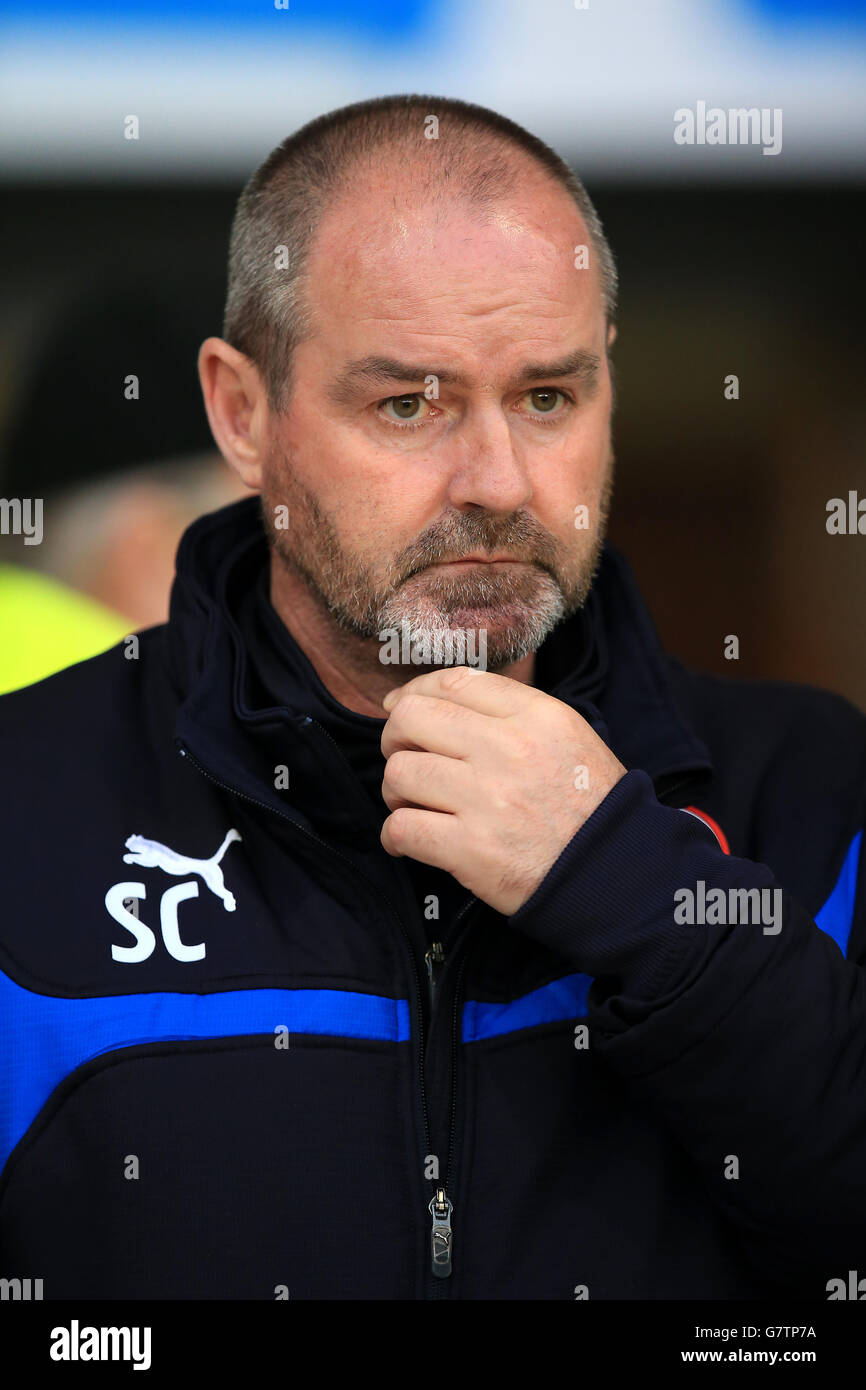 Calcio - Campionato Sky Bet - Blackpool / Reading - Bloomfield Road. Il responsabile della lettura Steve Clarke Foto Stock