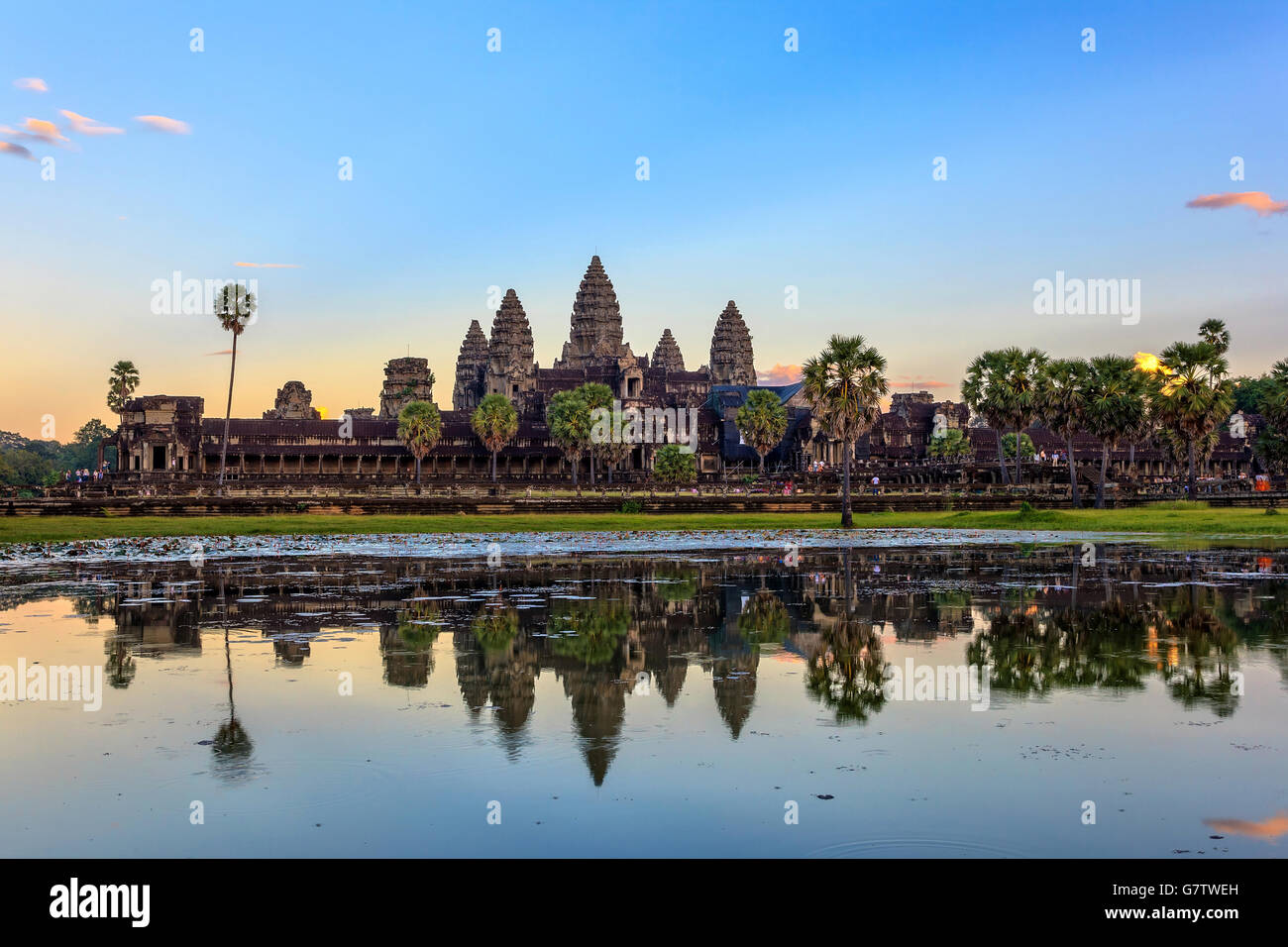 Angkor Wat, Siem Reap, Cambogia Foto Stock