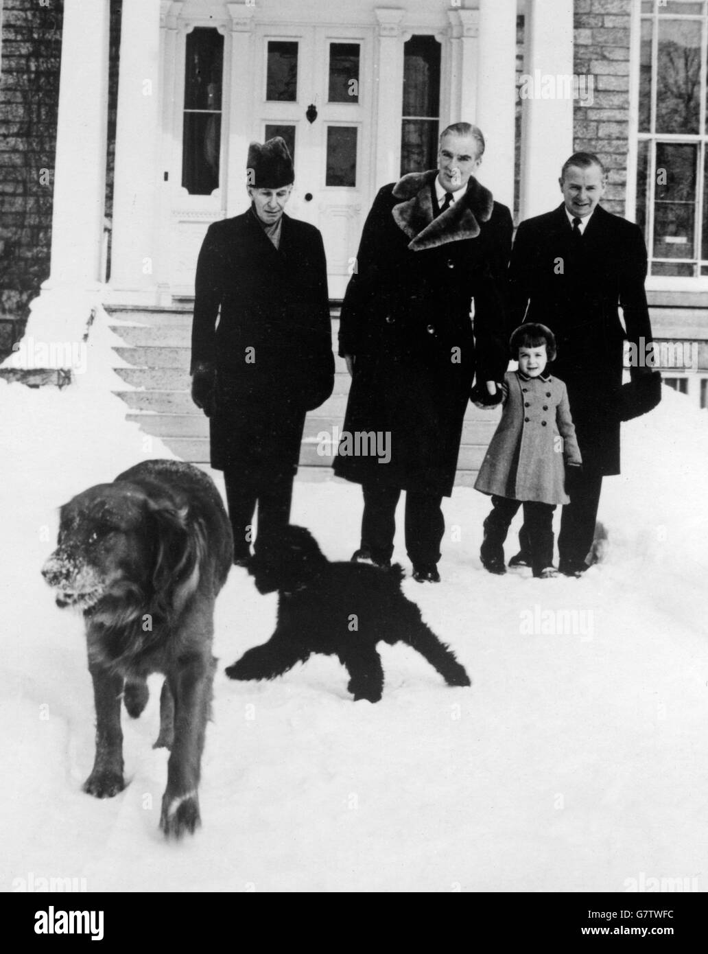 Politica - Sir Anthony Eden in Canada - Governo House - Ottawa, Ontario Foto Stock