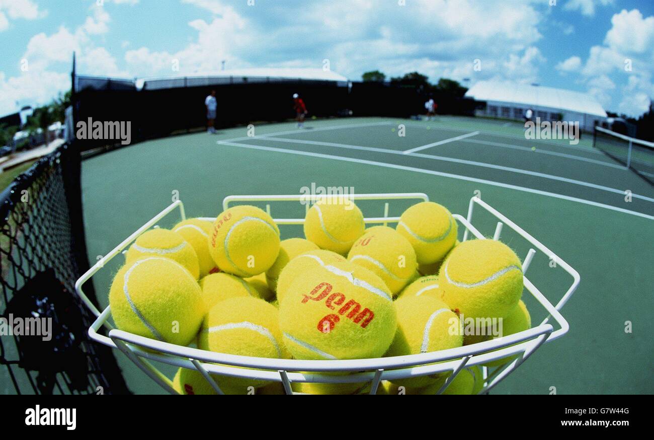 Campo da tennis ... ATP Lipton campionato di tennis Foto Stock