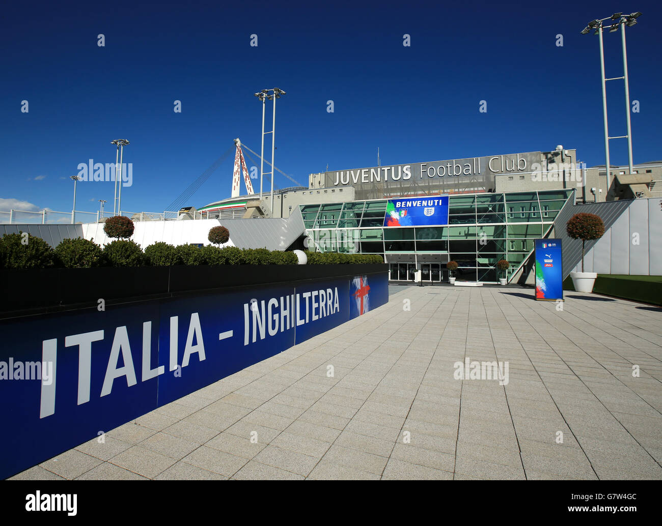 Calcio - Internazionale amichevole - Italia / Inghilterra - Juventus Stadium. Una visione generale dello Stadio Juventus, Torino, Italia. Foto Stock