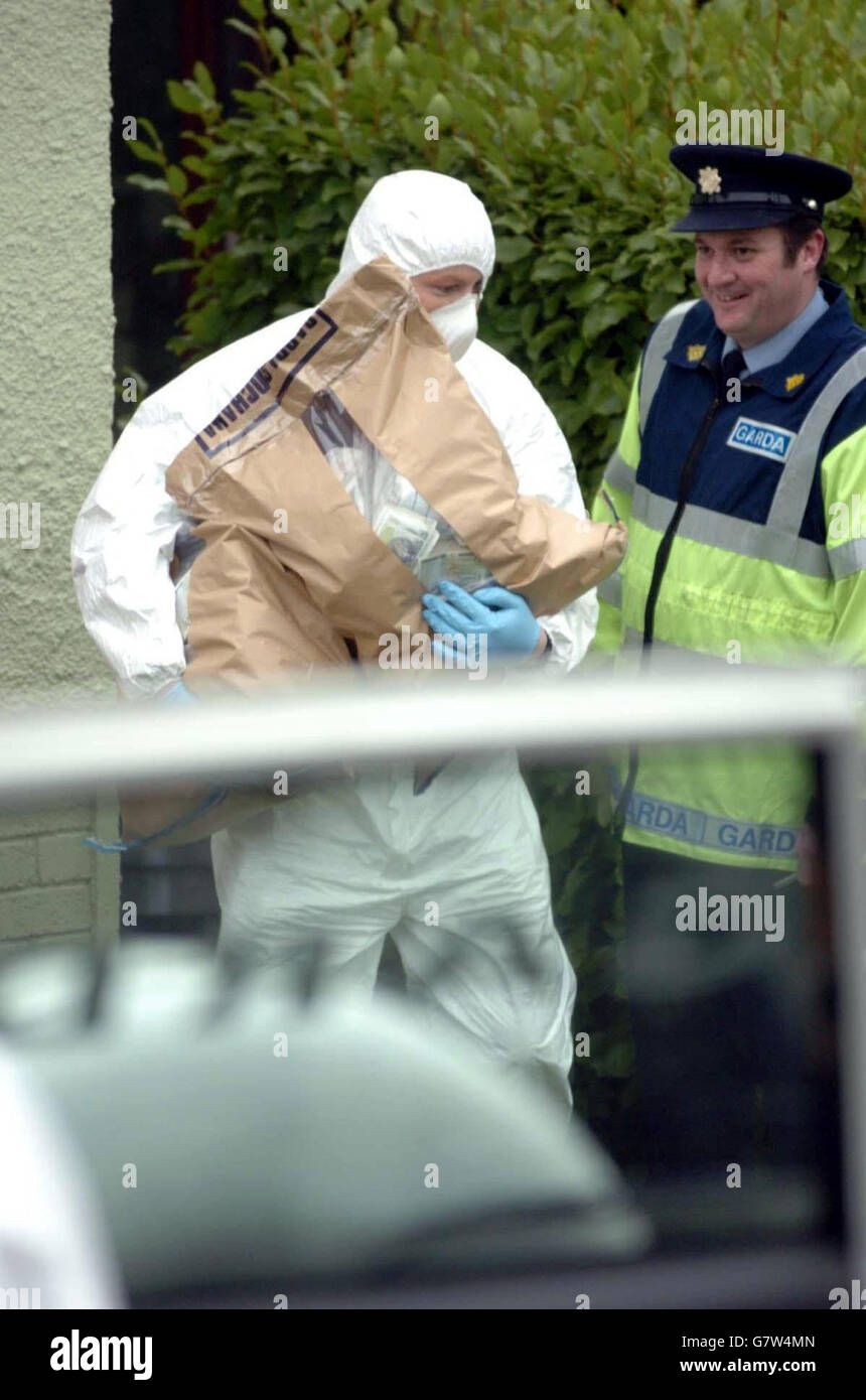 Northern Bank Raid - Arresti Foto Stock