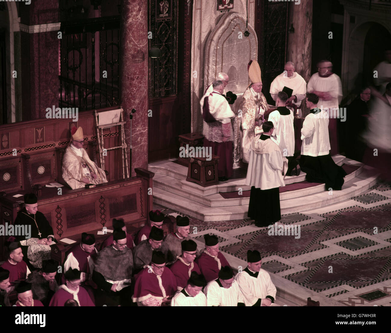 La religione - il nuovo Arcivescovo di Westminster - Cattedrale di Westminster, Londra Foto Stock