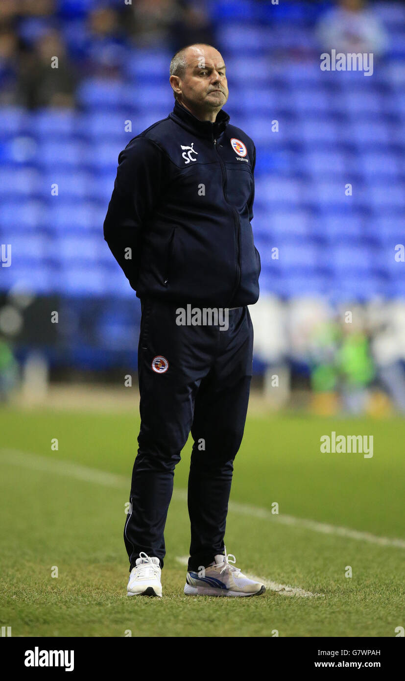 Calcio - Sky Bet Championship - Reading v Birmingham City - Stadio Madejski. Il manager di Reading Steve Clarke Foto Stock
