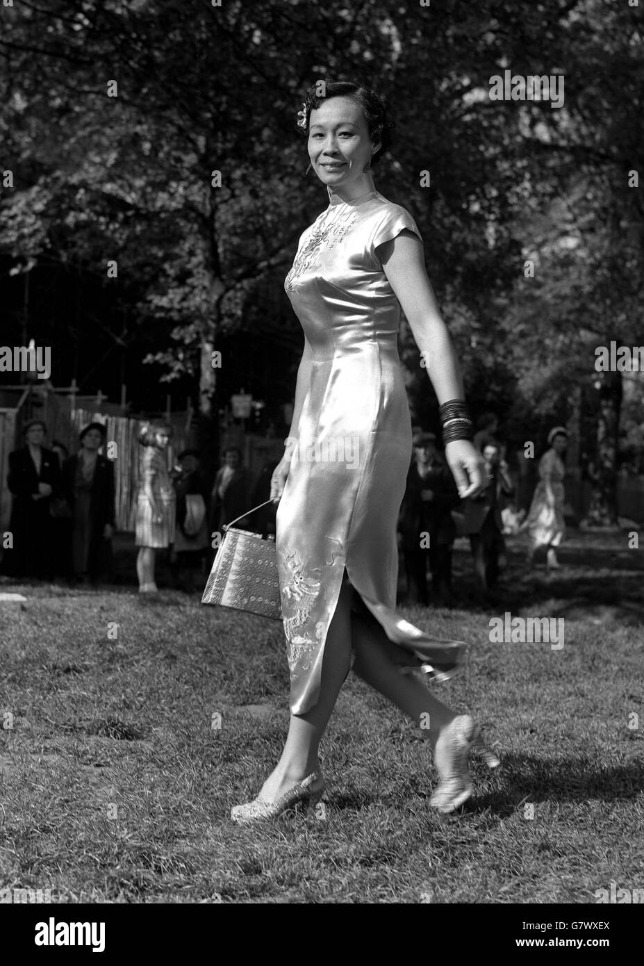 Elizabeth Choy, OBE, eroina del tempo di guerra di Singapore. Foto Stock