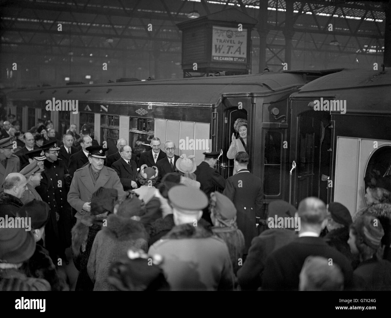 Royalty - Royal Tour in Sud Africa - La stazione di Waterloo, Londra Foto Stock