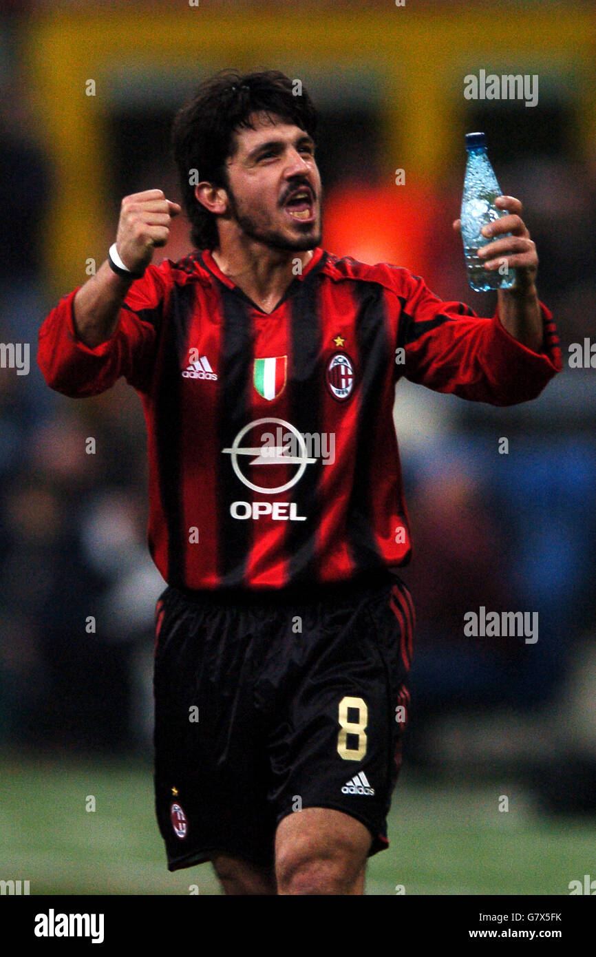 2001 PANINI CALCIO MILAN GATTUSO ジャージカード 2001 PANINI CALCIO