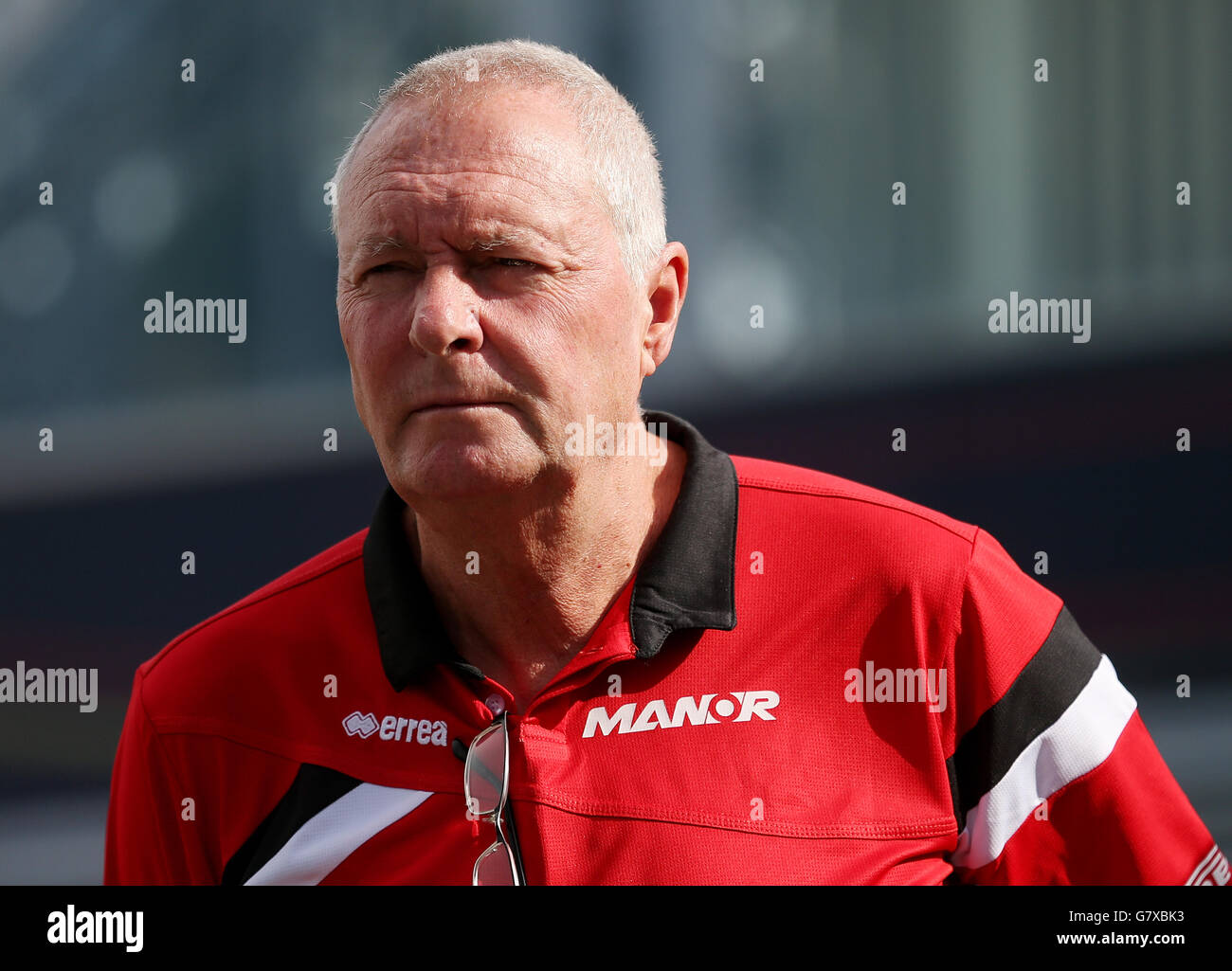 Marussia Team Principal John Booth durante il Gran Premio di Spagna al Circuit de Barcelona-Catalunya di Barcellona, Spagna. Foto Stock