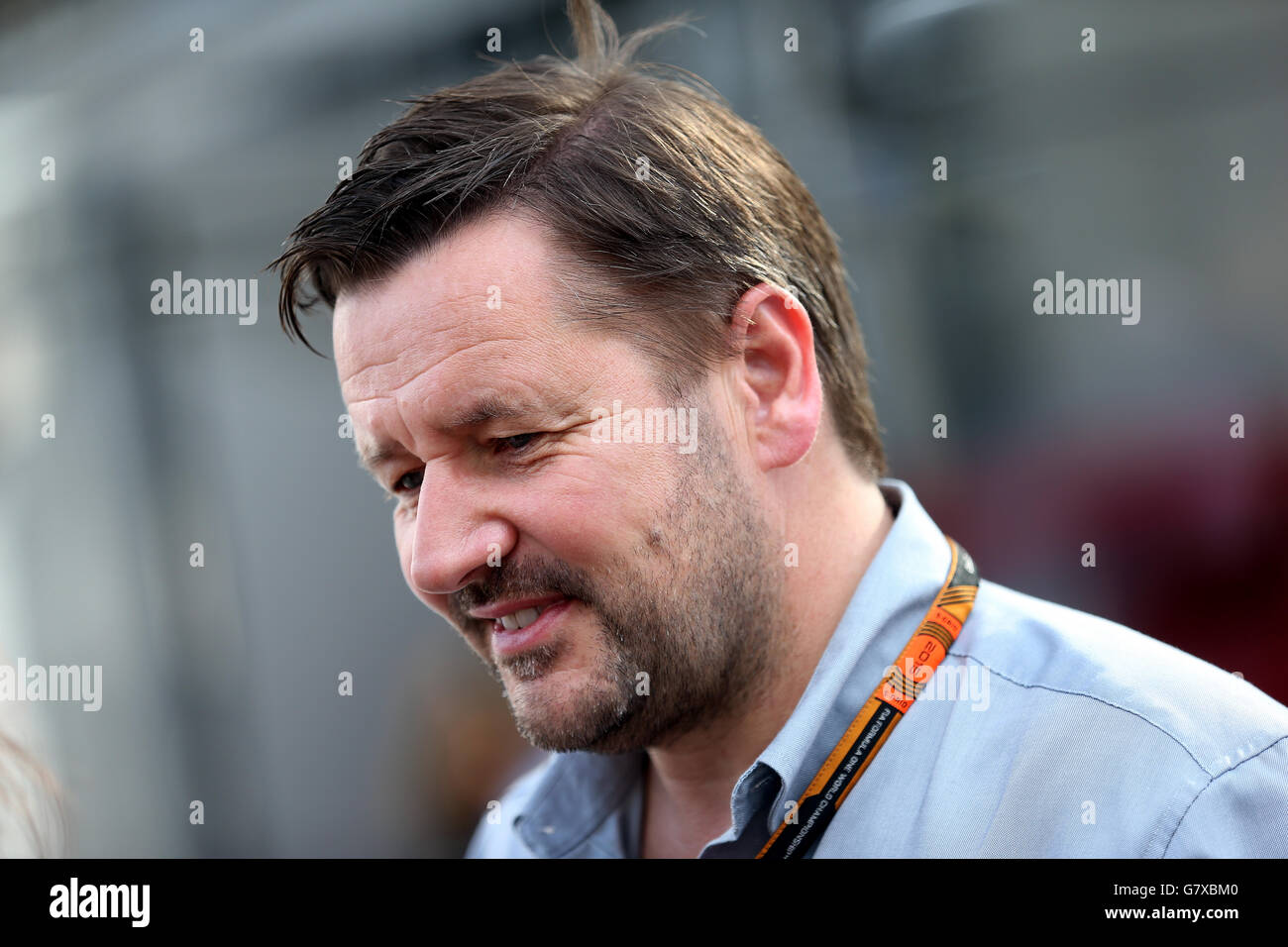 Paul Hembery, direttore di Pirelli Motorsport, durante il Gran Premio di Spagna al circuito di Barcellona-Catalunya a Barcellona, Spagna. Foto Stock