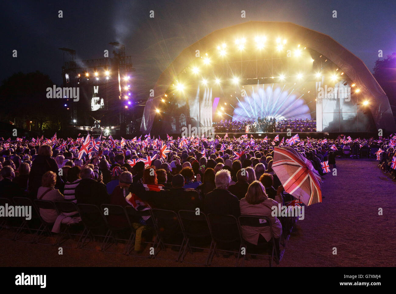 VE Giorno 70 - una festa da ricordare in concerto - Londra Foto Stock