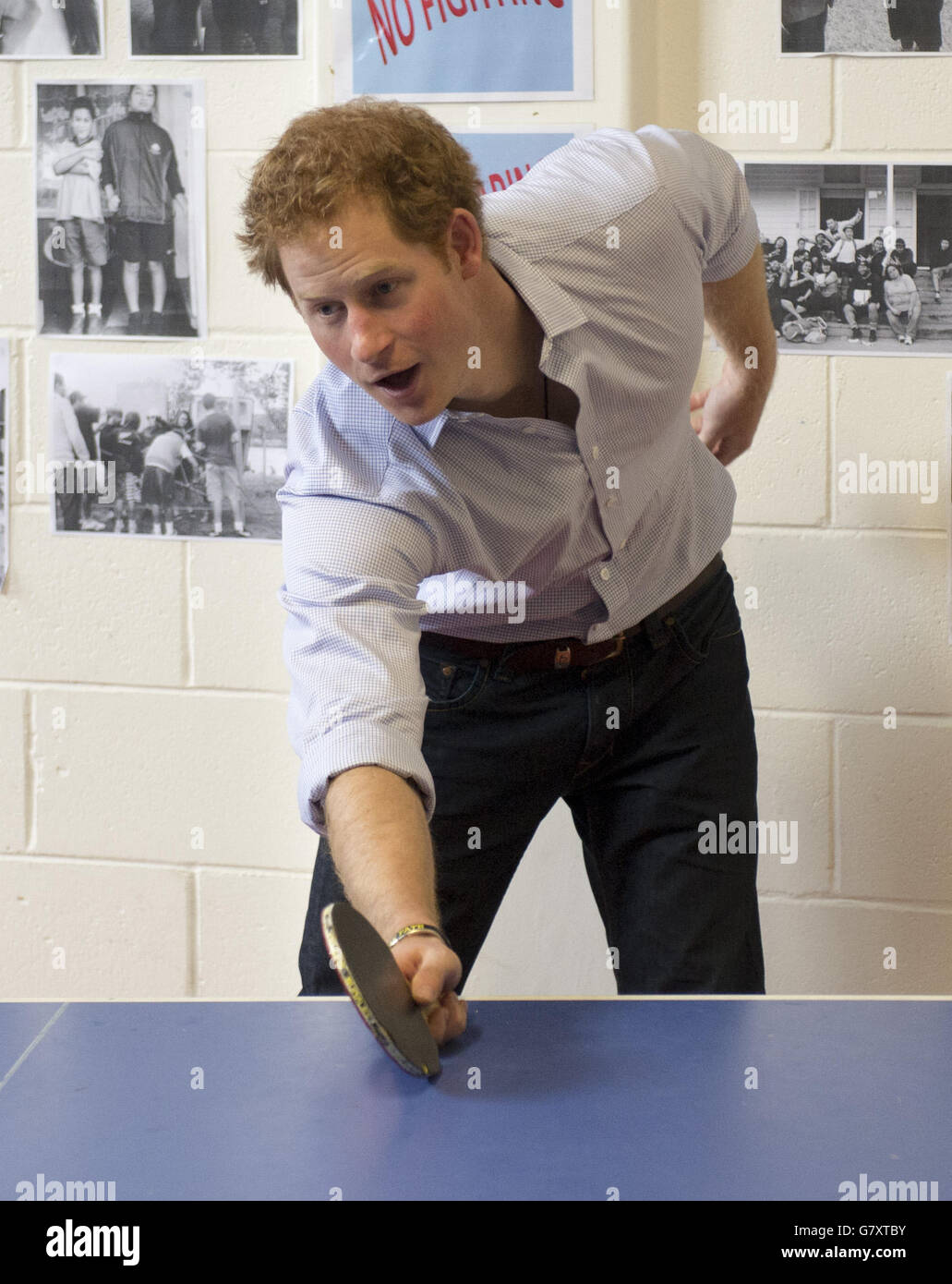 Il principe Harry visita in Nuova Zelanda - Giorno 7 Foto Stock