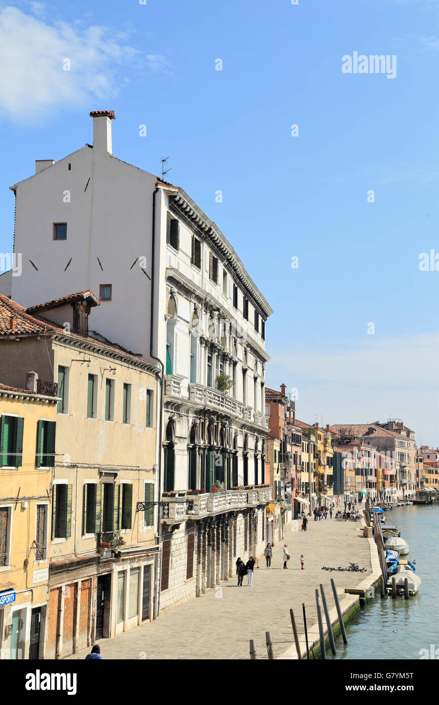 Palazzo Surian Bellotto, Canale di Cannaregio Foto Stock