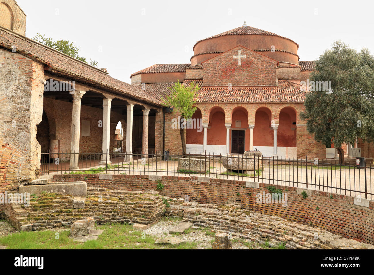 Chiesa di Santa Fosca, Isola di Torcello / Chiesa di Santa Fosca, Isola di Torcello Foto Stock