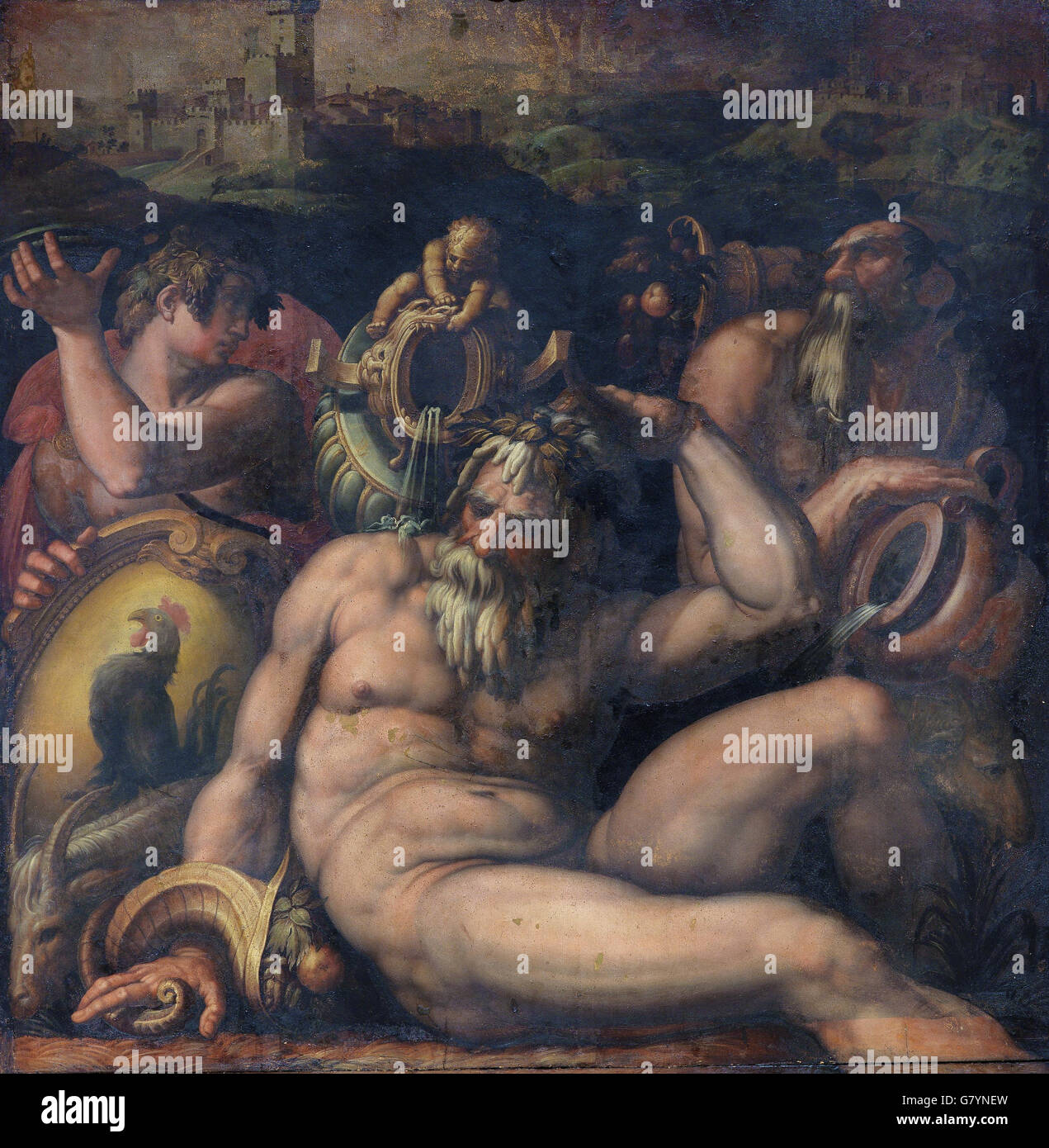 Giorgio Vasari - allegoria del Chianti Foto Stock