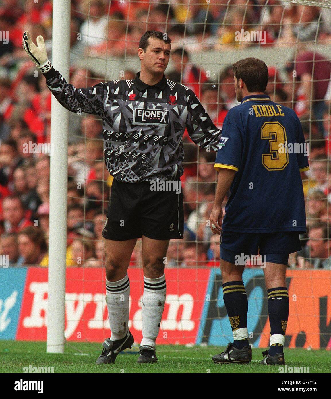 Calcio - Carling Premiership League - Nottingham Forest v Wimbledon Foto Stock