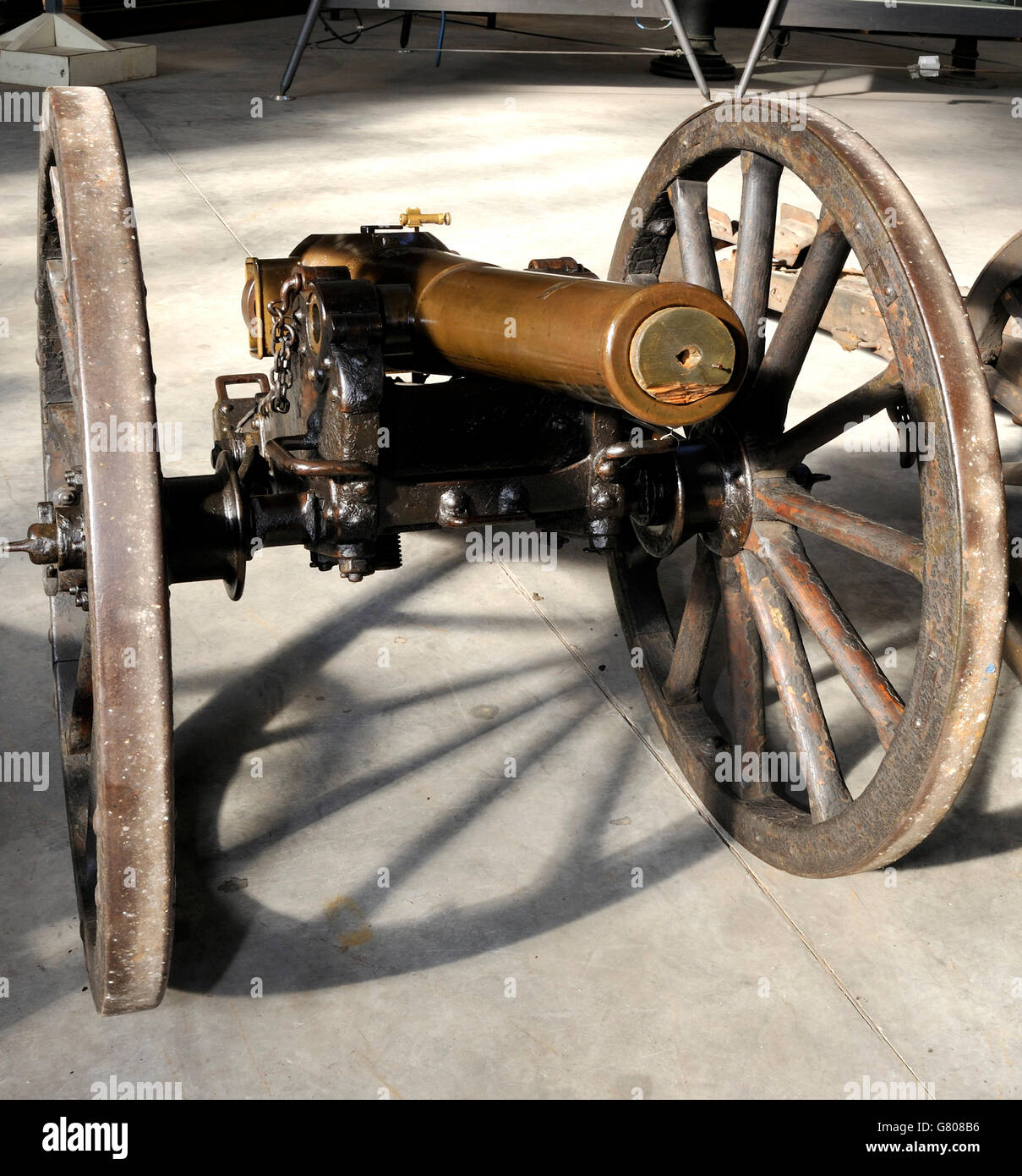 Museo Storico Nazionale dell'Artiglieria 75 mm artiglieria pistola b Savoy Foto Stock
