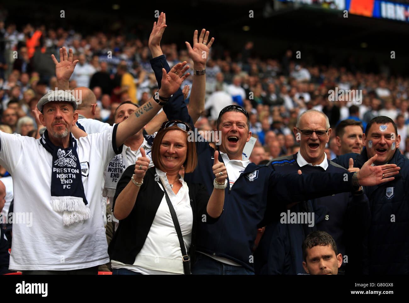 Calcio - Sky lega Bet One - Play Off - finale - Preston North End v Swindon Town - Wembley Stadium Foto Stock