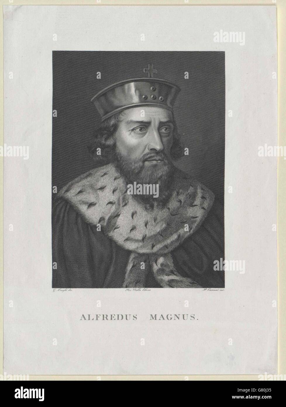 Alfred, König von Inghilterra Foto Stock