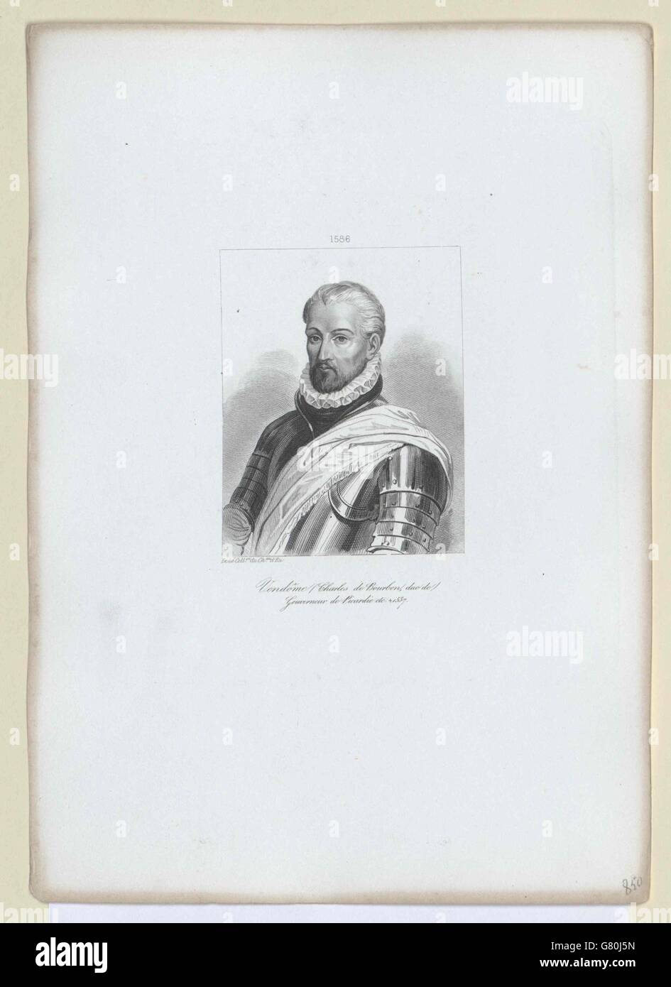 Karl IV. von Bourbon, Herzog von Vendôme Foto Stock