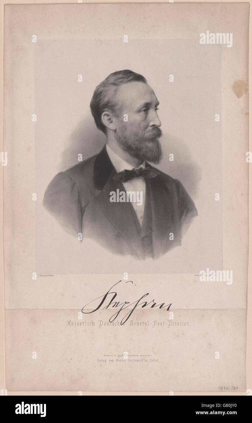 Stephan, Heinrich von Foto Stock