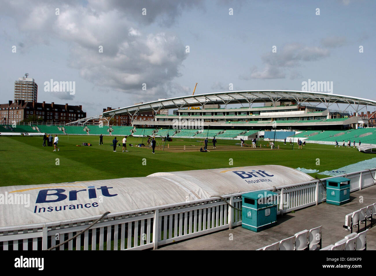 Cricket - Surrey County Cricket Club - Giornata della Stampa - The Brit Oval. Il nuovo stand al Brit Oval, casa di Surrey Foto Stock