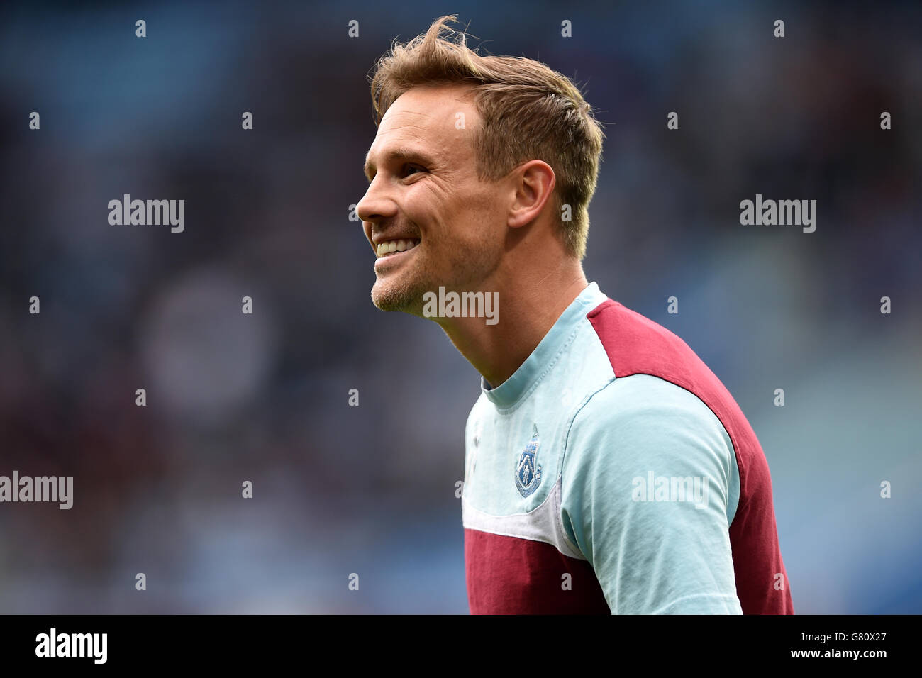 Calcio - Barclays Premier League - Aston Villa v Burnley - Villa Park. Matthew Taylor, Burnley Foto Stock