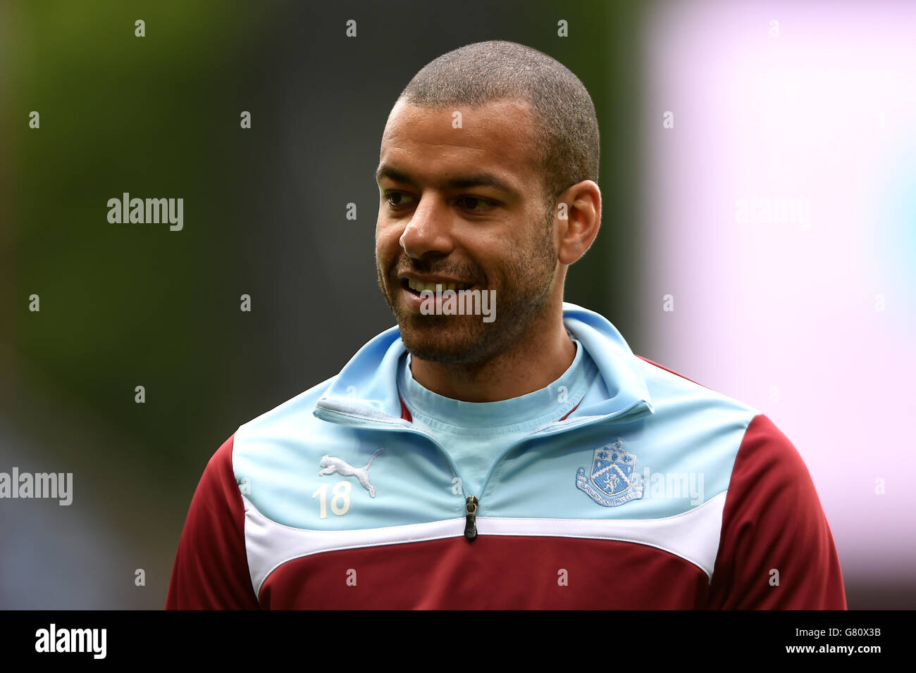 Calcio - Barclays Premier League - Aston Villa v Burnley - Villa Park. Steven Reid, Burnley Foto Stock