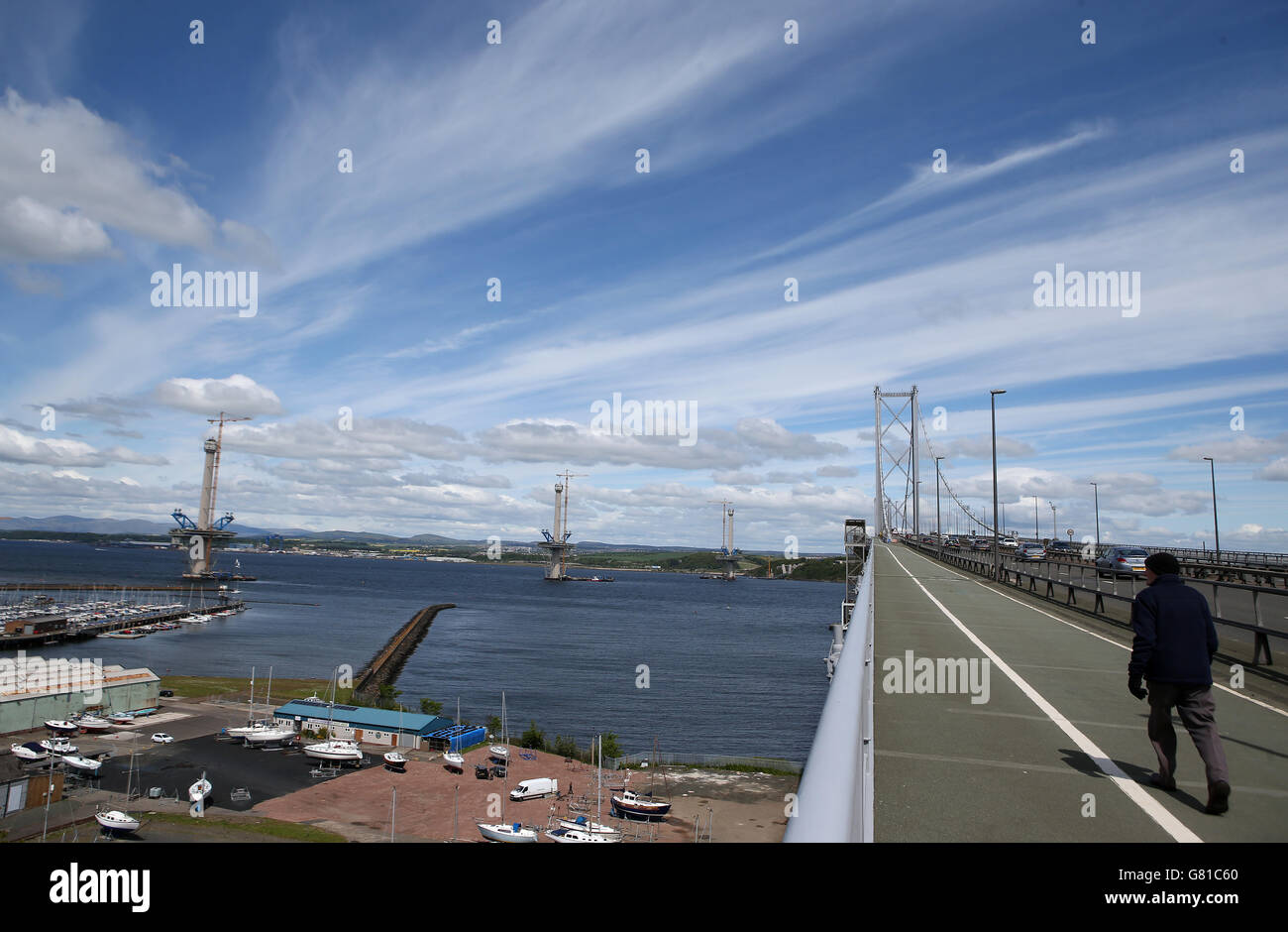 Queensferry Crossing Foto Stock