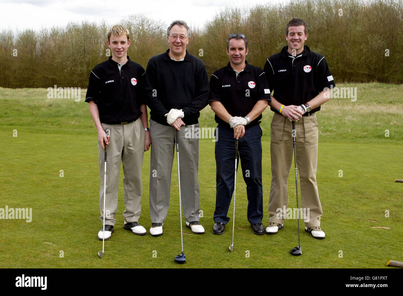 Calcio - fa Barclays Premiership - Charlton Athletic Centenary Golf Day - The London Golf Club. Giornata di golf del Centenario atletico di Charlton Foto Stock