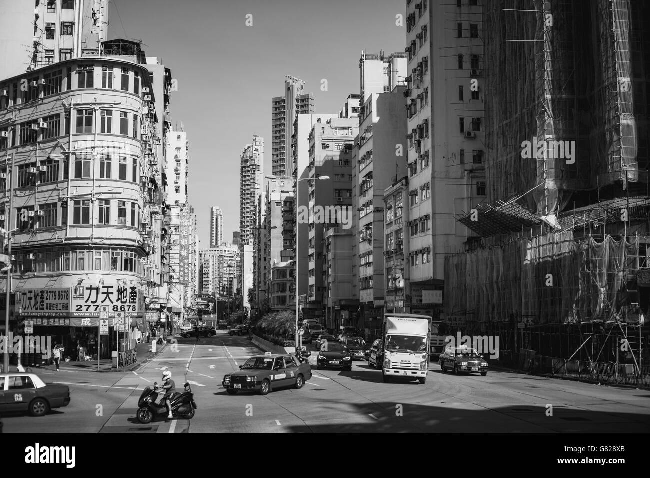 Giugno 27, 2016 viaggia in Sham Shui Po, Hong Kong - la famosa strada del mercato e distretto storico Foto Stock
