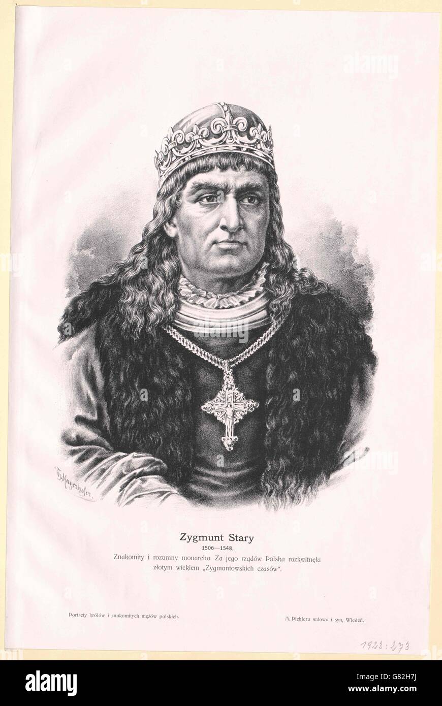 Sigismondo I., König von Polen Foto Stock