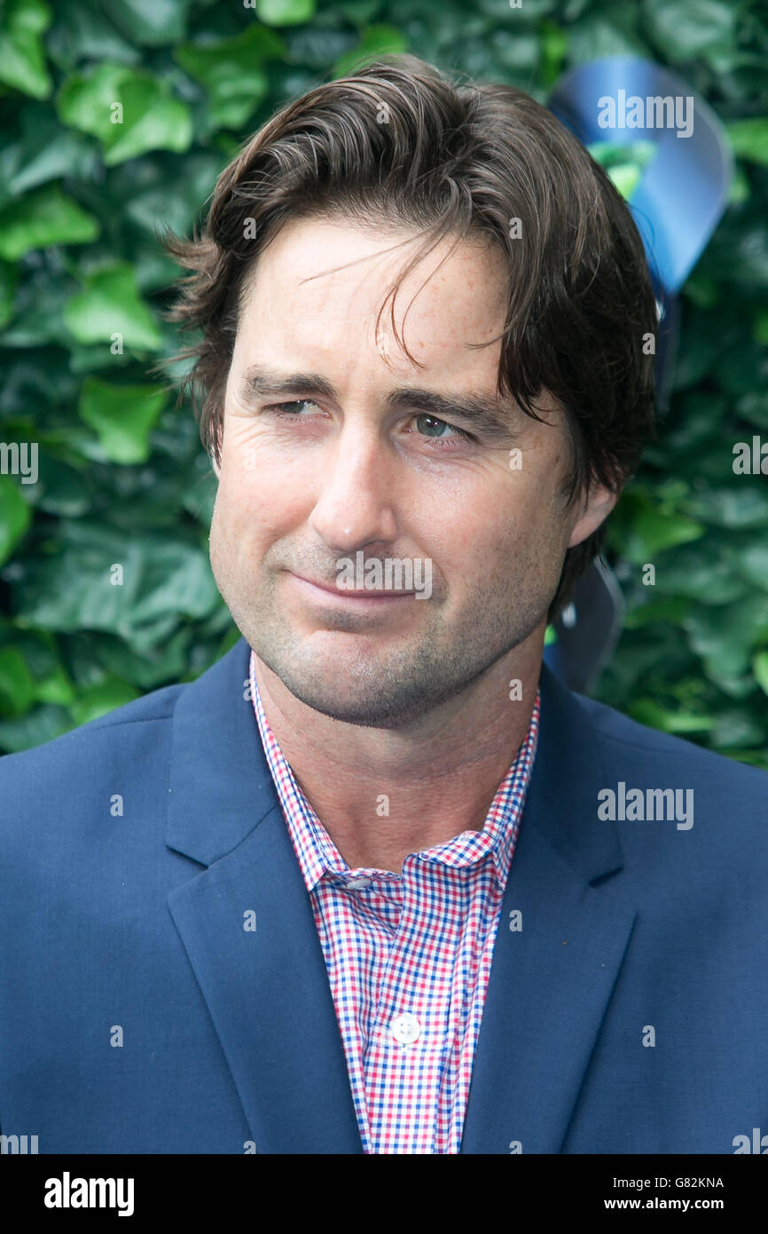 Luke Wilson arriva al Samuel L Jackson e uno per la Fashion Ball di beneficenza dei ragazzi alla Roundhouse di Londra, un evento durante il British Fashion Council's London Collections: Men. Foto Stock