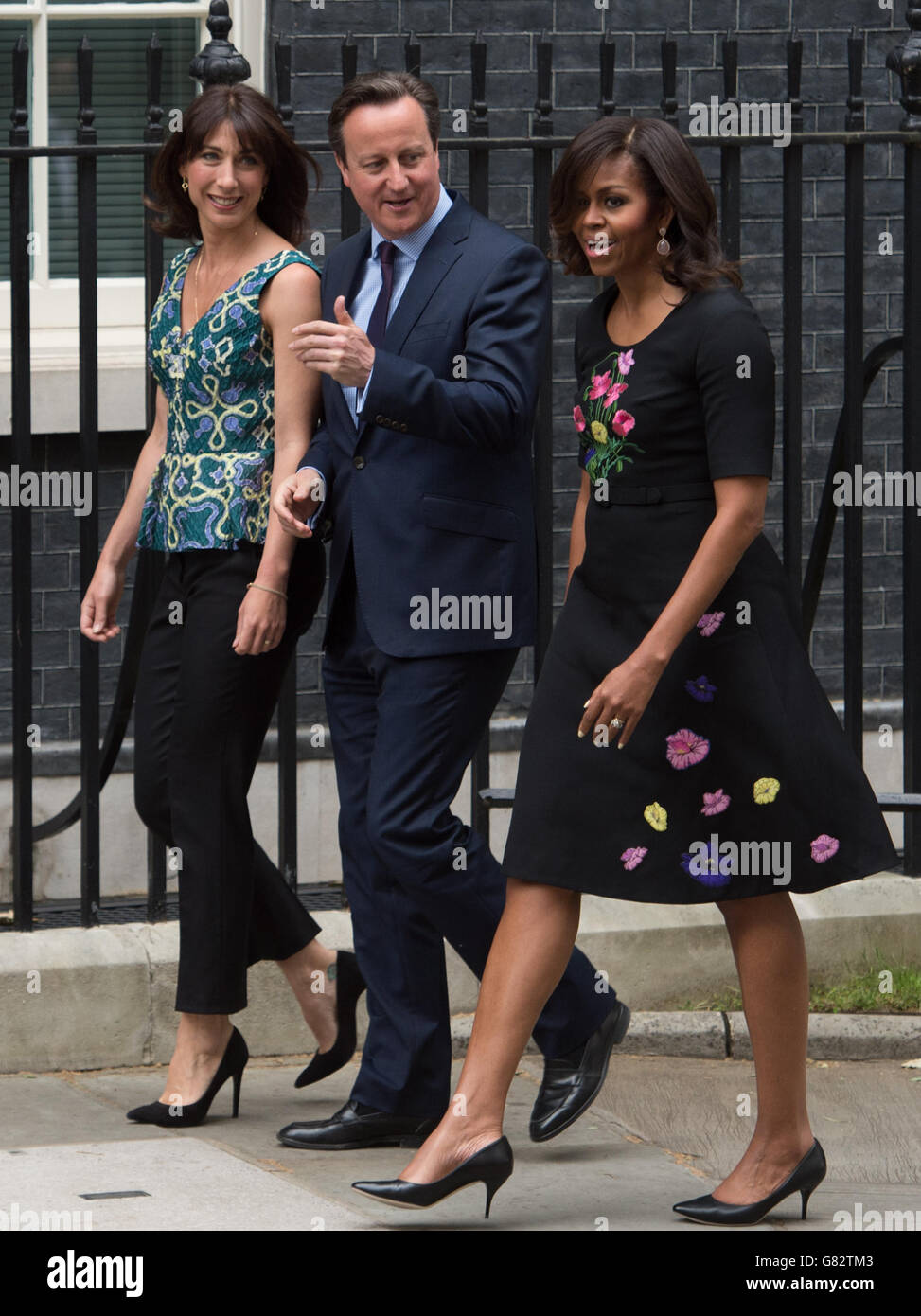 Michelle Obama visita NEL REGNO UNITO Foto Stock