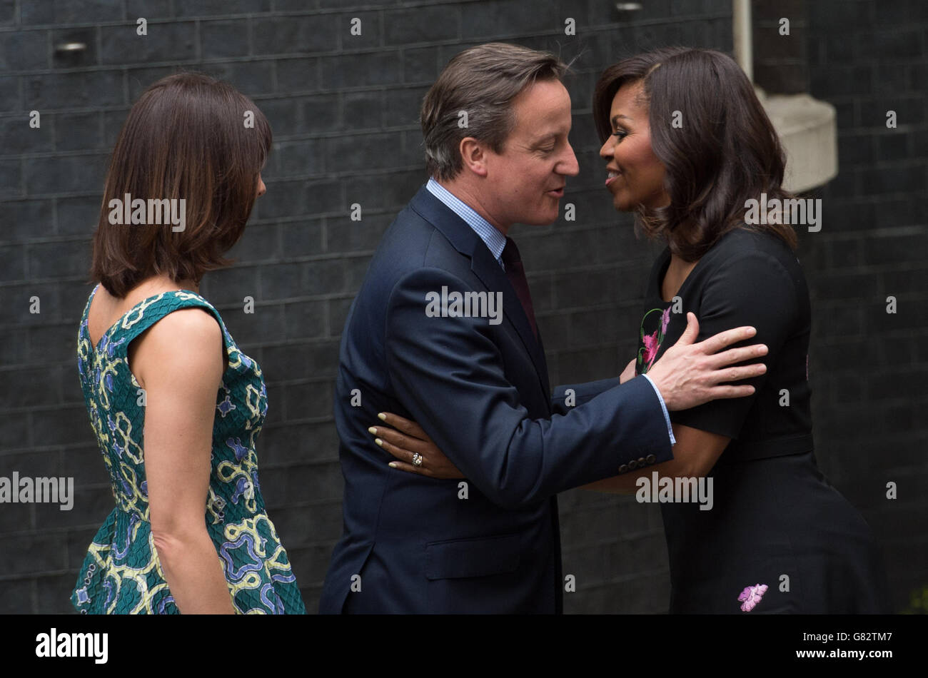 Michelle Obama visita NEL REGNO UNITO Foto Stock