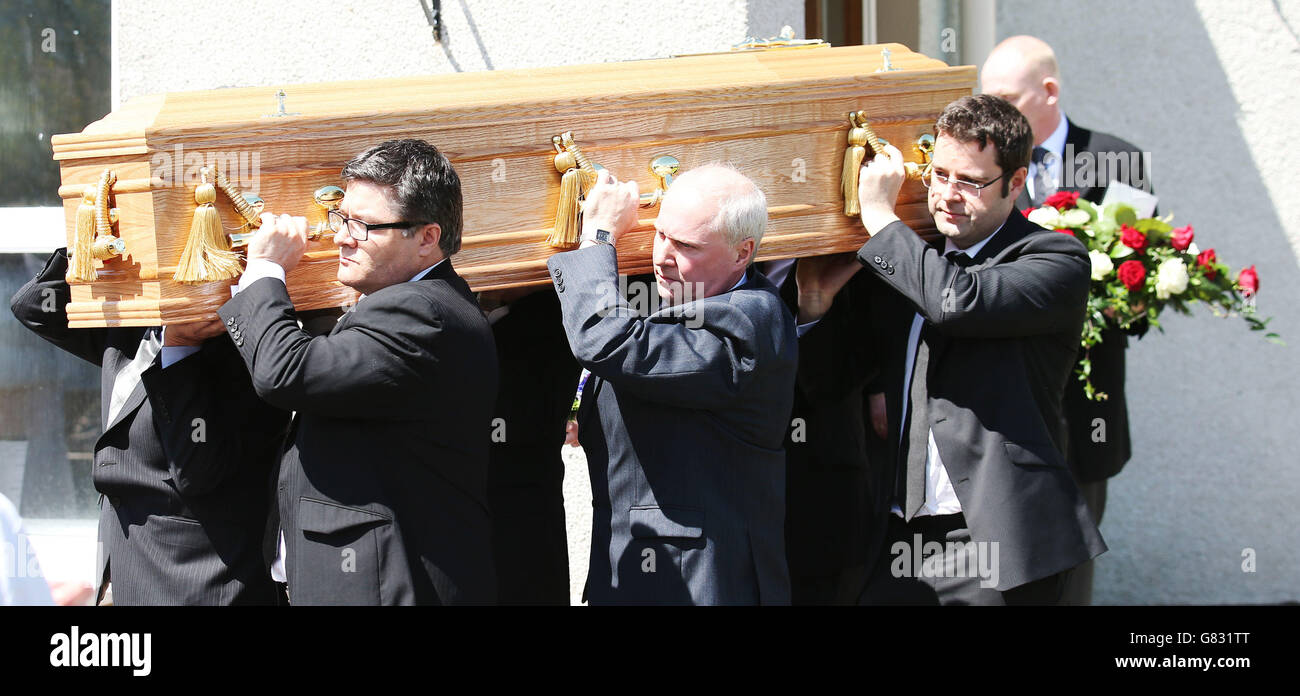 Charles Kennedy funerali Foto Stock