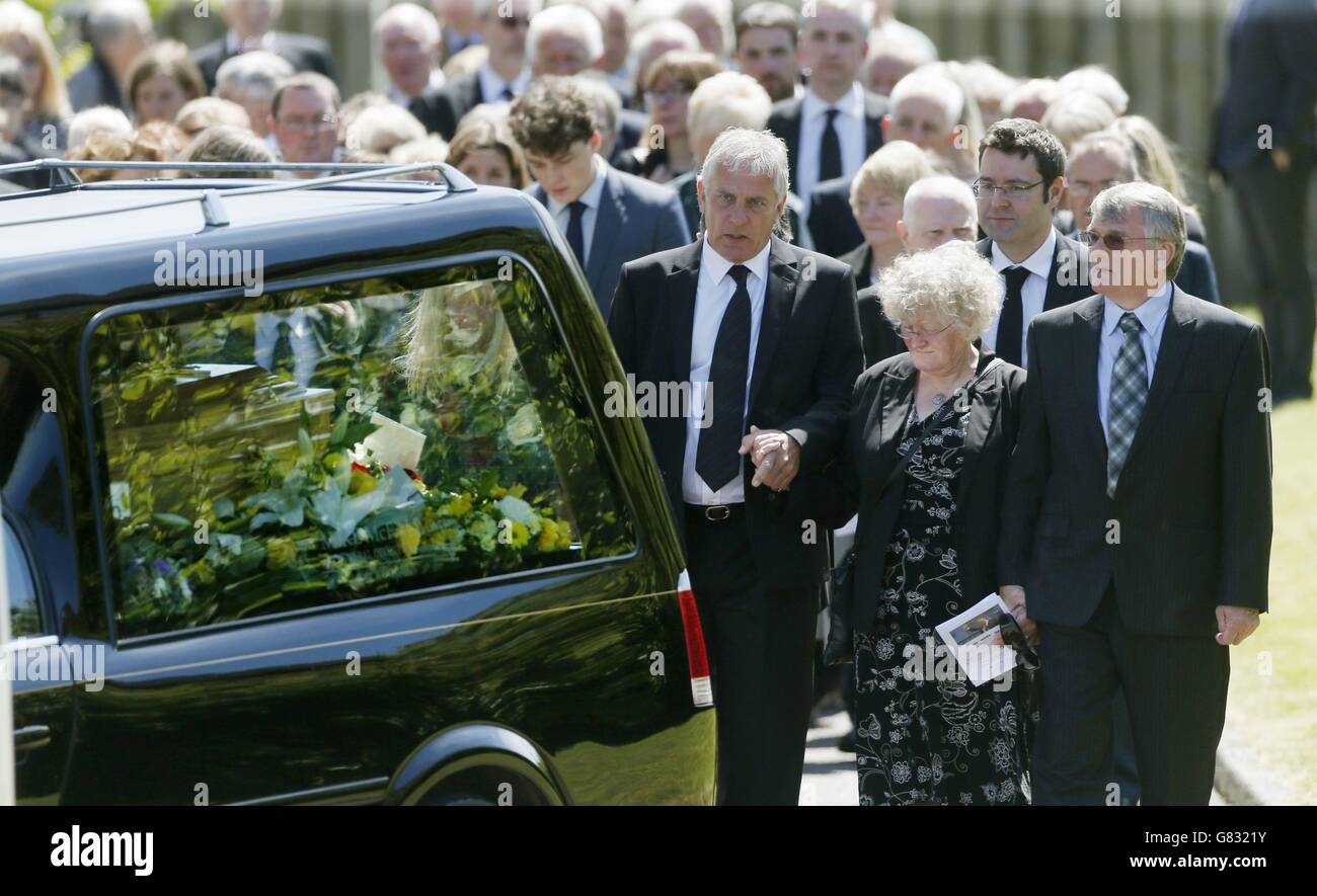Charles Kennedy funerali Foto Stock