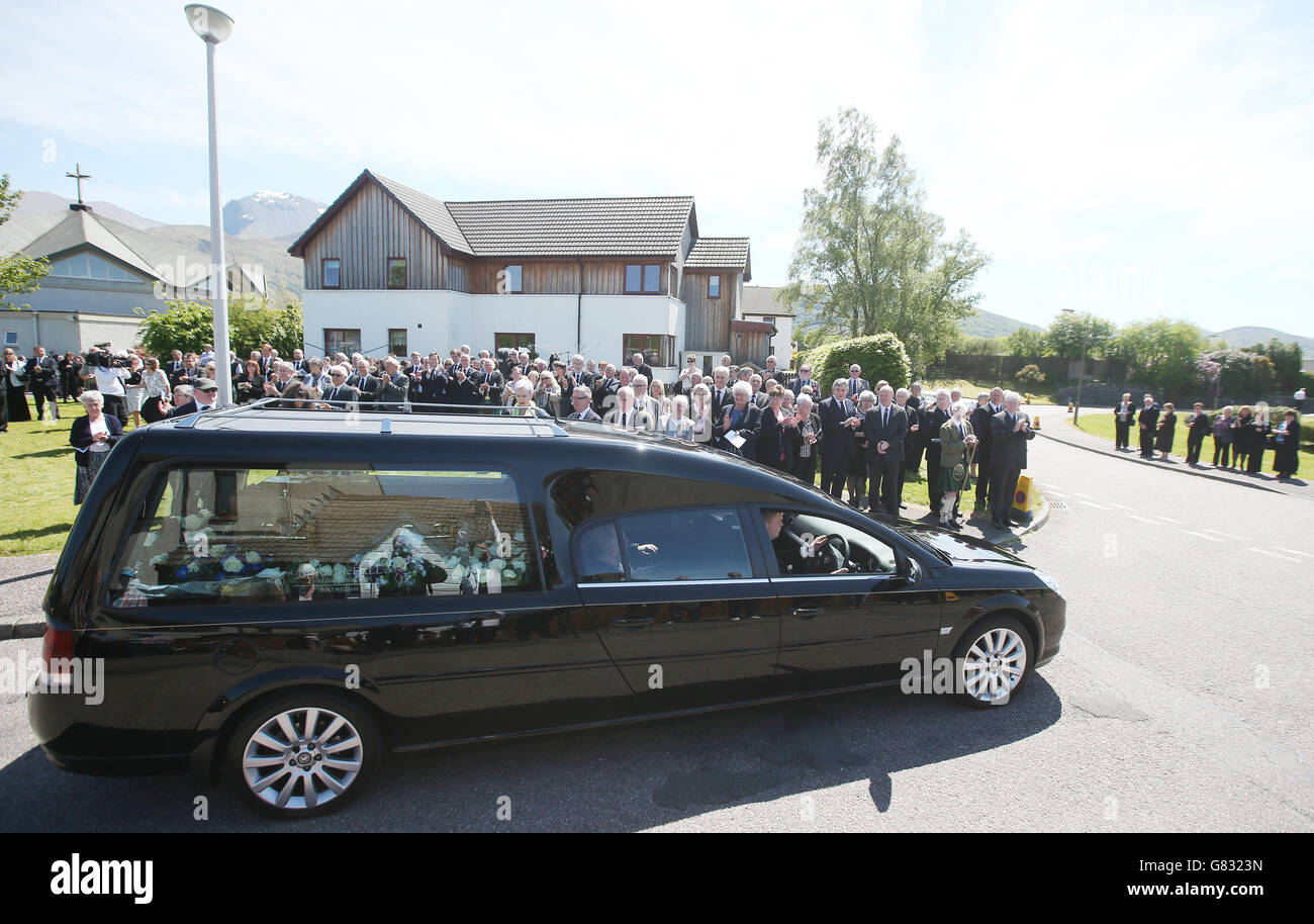 Charles Kennedy funerali Foto Stock