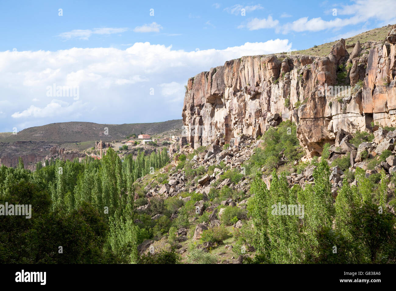 Turchia,Anatolia centrale,Cappadocia,Aksaray provincia,Güzelyurt,Ihlara Valley Foto Stock